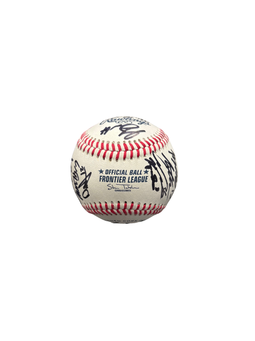 2025 BOOMERS TEAM SIGNED OFFICIAL FRONTIER LEAGUE BASEBALL