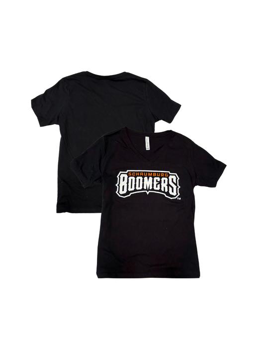 BOOMERS WOMEN'S V-NECK SHIRT