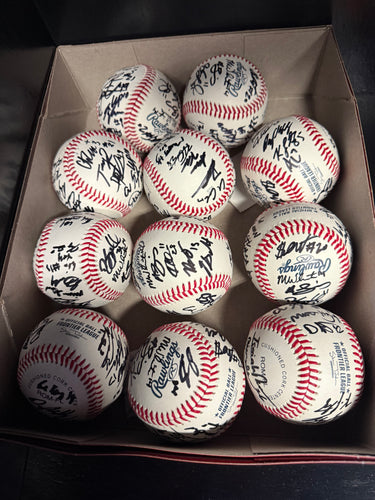 2025 BOOMERS TEAM SIGNED OFFICIAL FRONTIER LEAGUE BASEBALL