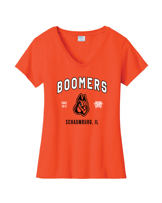BOOMERS WOMEN'S FAN FAVORITE V-NECK TEE